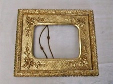 CADRE ANCIEN BOIS STUC tableau peinture photo à la feuille d'or