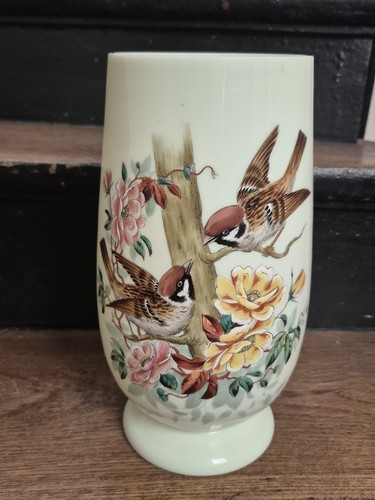 Vase opaline décor - vase,