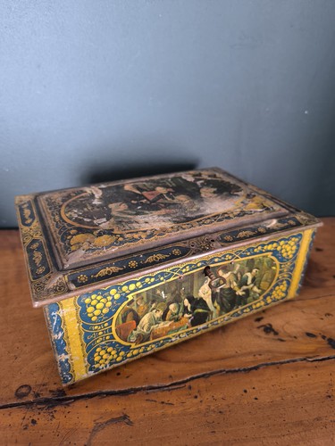 Ancienne boîte métal avec - boîte,
