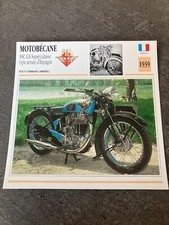 Carte fiche moto collection - fiche,