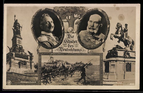 Carte postale empereur