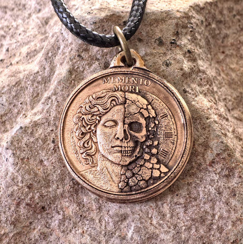 Pendentif memento mori - pendentif,