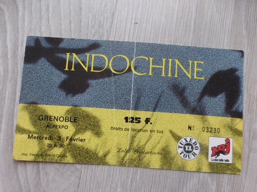 Indochine ticket concert - indochine,