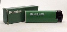 HEINEKEN BIÈRES - BRIQUET PUBLICITAIRE RECHARGEABLE - AVEC ÉTUI CARTON - 8 CM