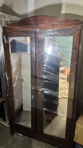 Vintage double door dark - vintage, wood