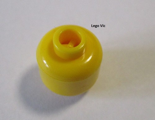 Lego 3626 head - 3626, yellow