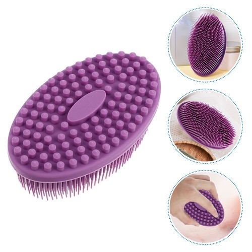 Baby silicone bath scurbber - silicone,