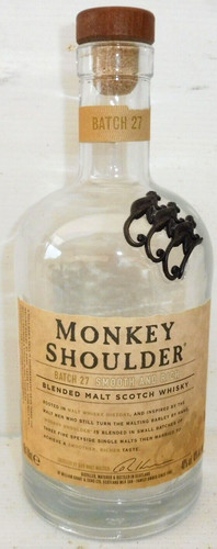 Bouteille vide whisky monkey - -,