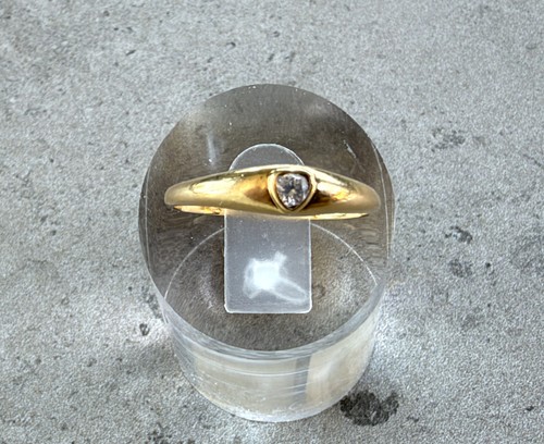 Bague solitaire jaune - solitaire,