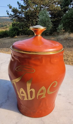 Ancien rare pot tabac - ancien,