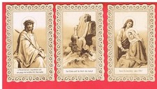 3 CHROMOS-IMAGES PIEUSES  -