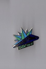 Pin's SNCF / TGV Nord (EGF argenté signé Hélium)