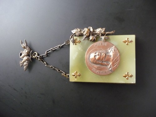 Ancienne plaque devotion en - ancienne,
