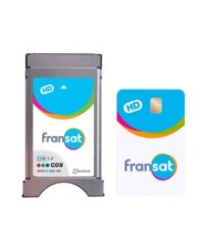 Module Fransat TV satellite CGV CI+ 1.3 HD + carte Fransat PC7 HD valable 4 ans