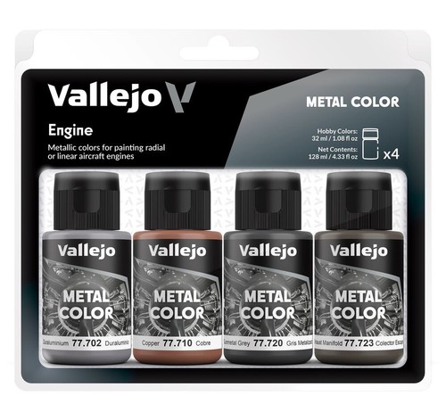 Vallejo set peinture moteur - vallejo,