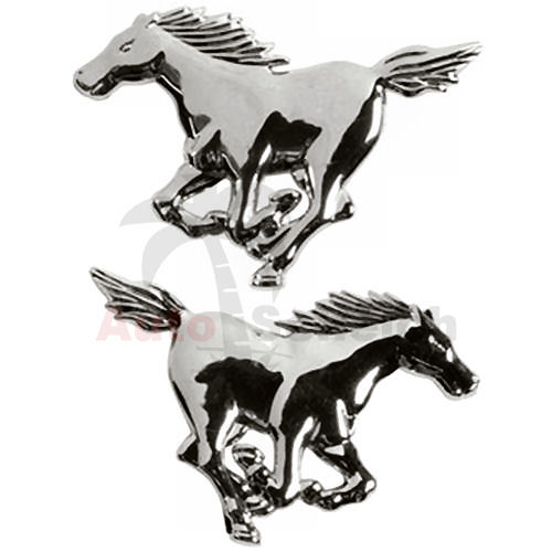 Mustang emblème signe chrome - mustang,