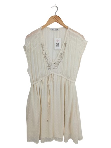 Zara robe été femme beige - femme,