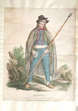 GRAVURE D' ACTEURS  " BERTIN