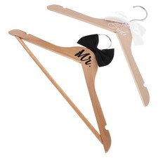  Lot de 2 cintres en bois pour