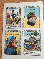 PLANCHE DE 4 DEVINETTES