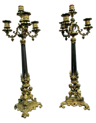 Chandeliers bronze décor