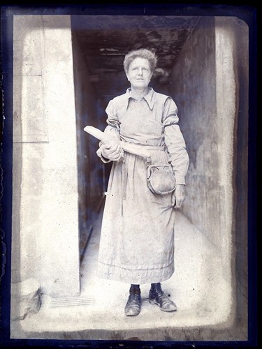 Femme baguette de pain - baguette,