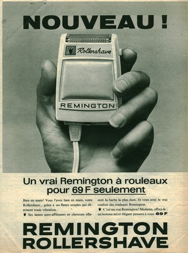 Publicité ancienne rasoir