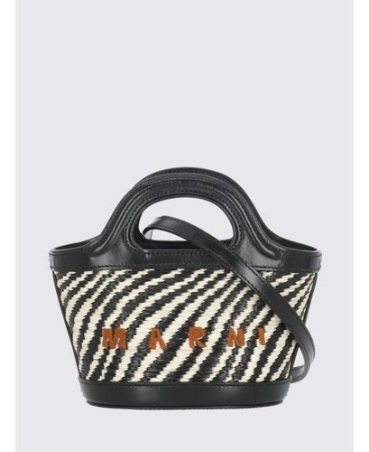 Marni sac micro effet raphia - effet,