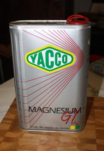 Ancien bidon huile yacco - ancien, d'huile