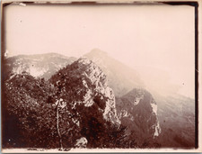 France, ancien téléphérique du Mont Veyrier, Haute Savoie Vintage citrate print 