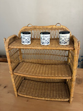 Étagère pliable osier