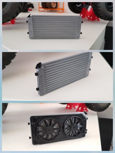Scale radiator fan - scale,