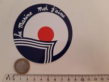 AUTOCOLLANT MARINE MOI J AIME