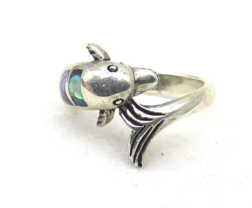 Bague artisanale dauphin - artisanale,