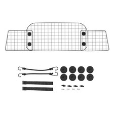 Barrière de Voiture pour Chien Grille Pare-chien Animaux 90-153,9 cm