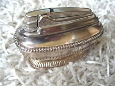 ANCIEN BRIQUET TABLE MARQUE RONSON QUEEN ANNE MÉTAL ARGENTÉ VINTAGE COLLECTION