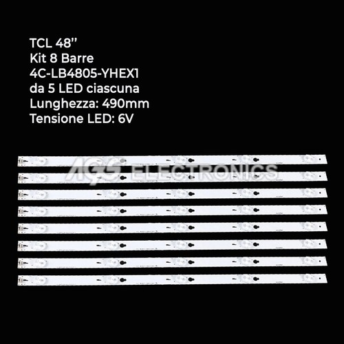 Kit barres bandes led - barres, 5
