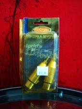 Two vintage 1990's  XLR to RCA