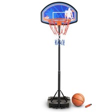 Panier De Basket MILWAUKEE Bleu Réglable en hauteur de 1m à 2m10