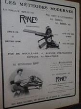 Roneo presse rotative - roneo,