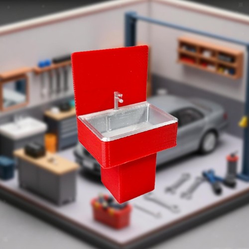 Modèle réduit lavabo - réduit,