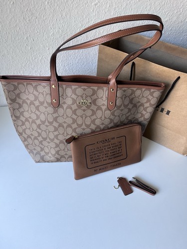 Coach sac fourre tout toile - sac,