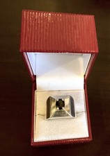 Bague Homme taille 60 Argent Saphir Thailandais