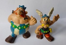 Figurines Asterix et Obelix Bully (vintage) - 1974