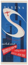 Affiche poster sabena - affiche,