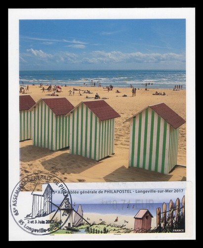 France 2017 carte maximum - 2017,
