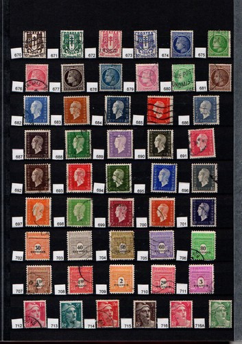 Timbres oblitérés - timbres,