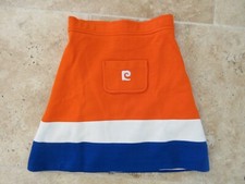 Jupe PIERRE CARDIN vintage années 70 fille orange made in France 8 ans