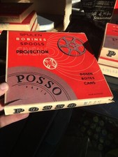 Boite POSSO BOBINE FILM SUPER 8 1960 Noel Famille Ecole
