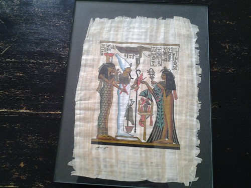 Cadre papyrus égyptien cm - cadre,